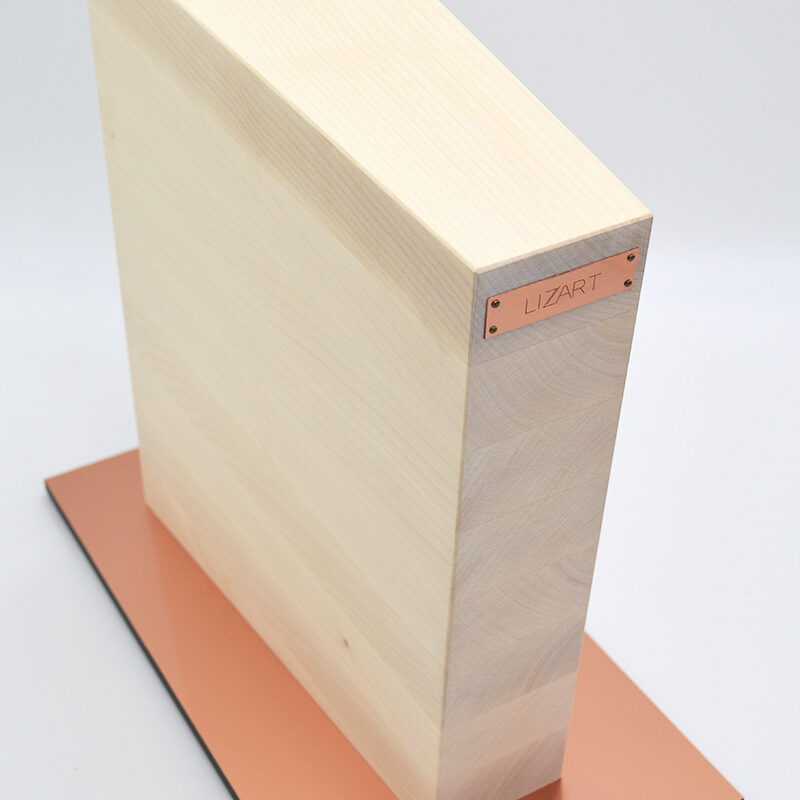 Schuhanzieher Zargo Pink Maple, Ahornholz roségold